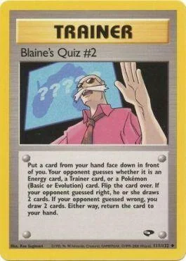 Blaine's Quiz #2 111/132