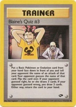 Blaine's Quiz #3 112/132