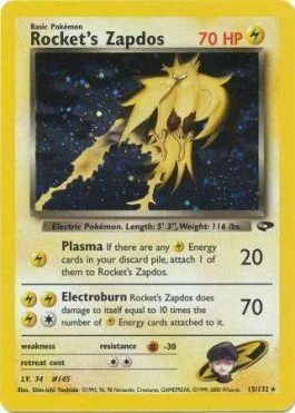 Zapdos da Equipe Rocket 15/132
