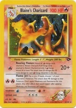 Charizard do Blaine 2/132