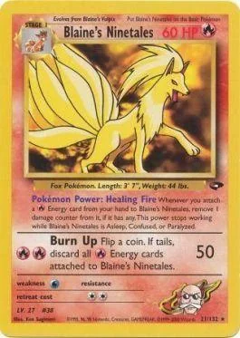 Ninetales do Blaine 21/132