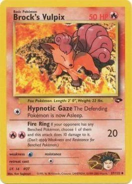 Vulpix do Brock 37/132