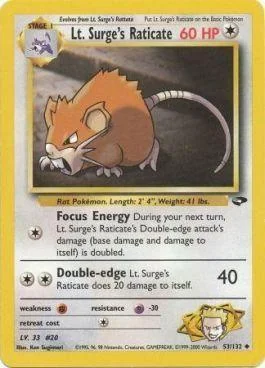 Raticate do Cap. Surge 53/132
