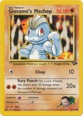 Machop do Giovanni 72/132