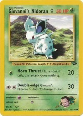 Nidoran Fem. do Giovanni 75/132
