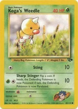 Weedle do Koga 82/132