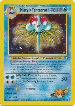 Tentacruel da Misty 10/132