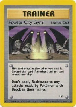 Pewter City Gym 115/132