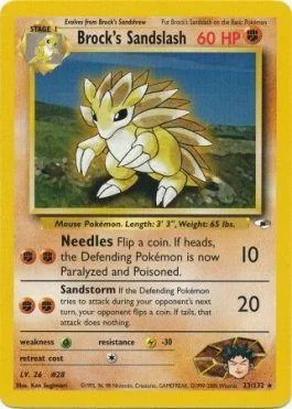Sandslash do Brock 23/132