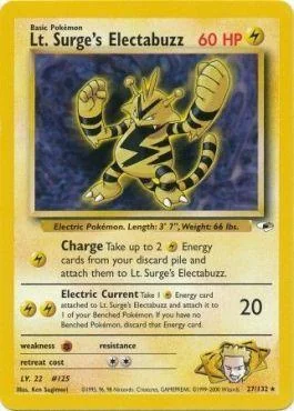 Electabuzz do Cap. Surge 27/132