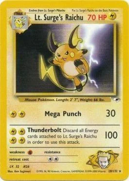 Raichu do Cap. Surge 28/132