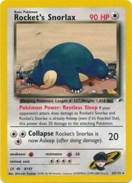 Rocket's Snorlax 33/132