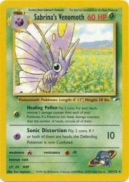 Venomoth da Sabrina 34/132