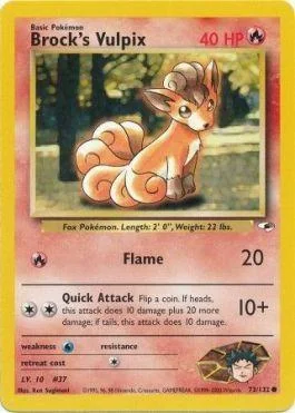 Vulpix do Brock 73/132