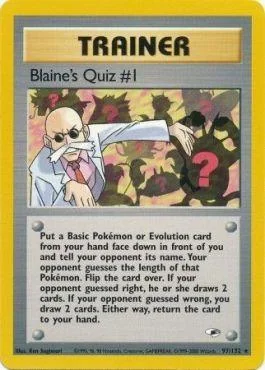 Blaine's Quiz #1 97/132