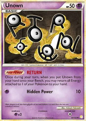 Unown RETURN 54/123