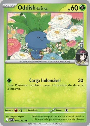 Oddish da Érica 001/217