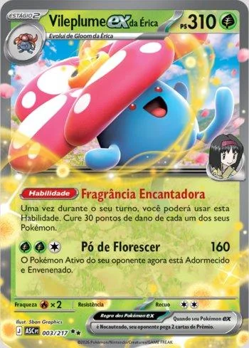 Vileplume ex da Érica 003/217