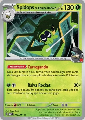Spidops da Equipe Rocket 019/217