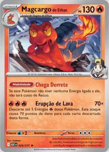 Magcargo do Ethan 024/217