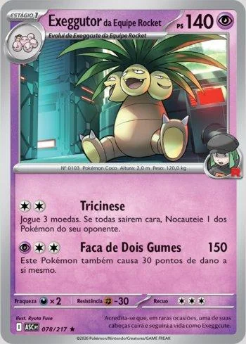 Exeggutor da Equipe Rocket 078/217