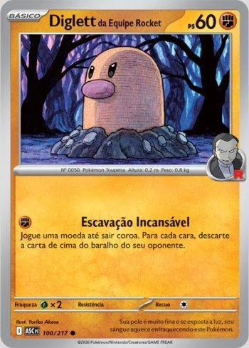 Diglett da Equipe Rocket 100/217
