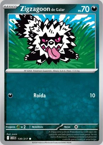 Zigzagoon de Galar 130/217