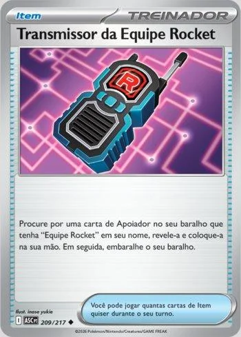 Transmissor da Equipe Rocket 209/217