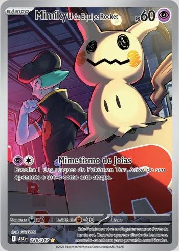 Mimikyu da Equipe Rocket 238/217