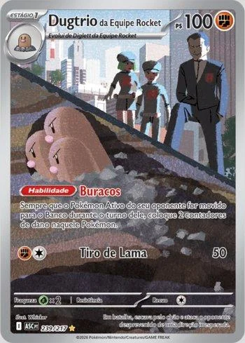 Dugtrio da Equipe Rocket 239/217