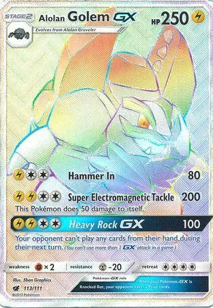 Golem de Alola-GX 113/111