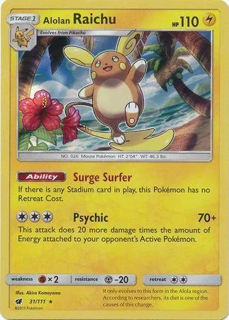 Raichu de Alola 31/111