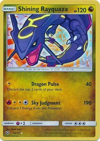 Rayquaza Luminescente 56/73