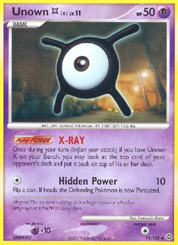 Unown X 71/132