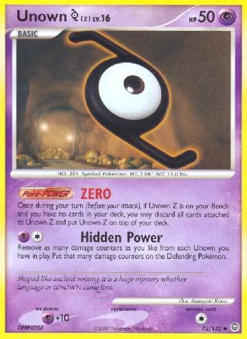 Unown Z 72/132