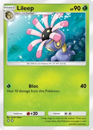 Lileep 006/233, carta de Mestre dos Céus (Pokémon TCG Pocket)