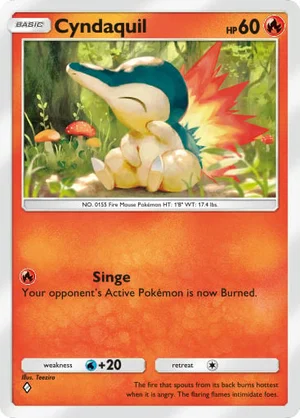 Cyndaquil 024/233, carta de Mestre dos Céus (Pokémon TCG Pocket)