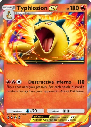 Typhlosion ex 026/233, carta de Mestre dos Céus (Pokémon TCG Pocket)