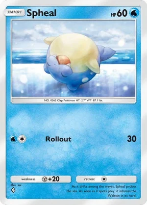 Spheal 038/233, carta de Mestre dos Céus (Pokémon TCG Pocket)
