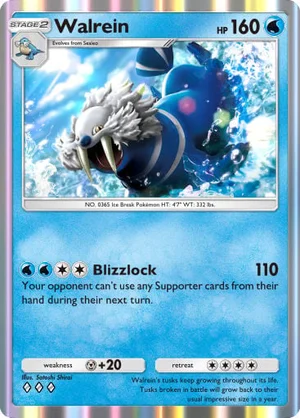 Walrein 040/233, carta de Mestre dos Céus (Pokémon TCG Pocket)