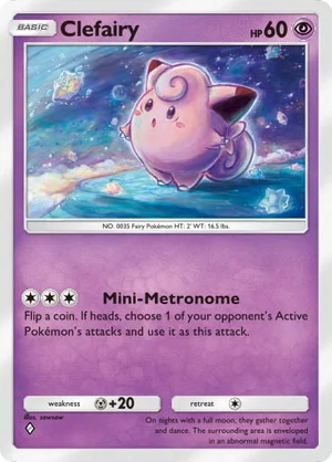 Clefairy 064/233, carta de Mestre dos Céus (Pokémon TCG Pocket)