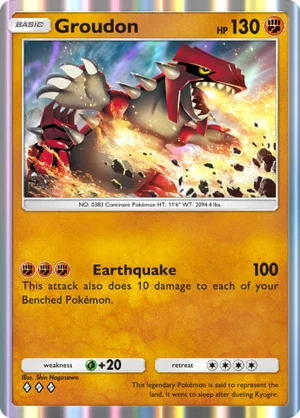 Groudon #083 de Mestre dos Céus