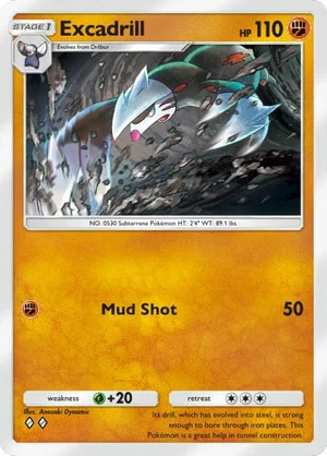 Excadrill 086/233, carta de Mestre dos Céus (Pokémon TCG Pocket)