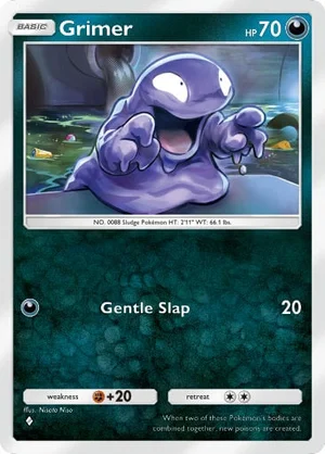 Grimer 091/233, carta de Mestre dos Céus (Pokémon TCG Pocket)