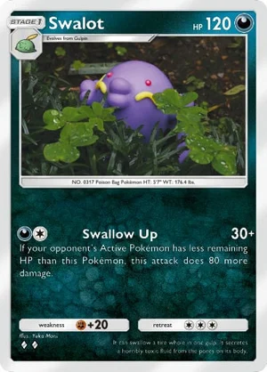 Swalot 099/233, carta de Mestre dos Céus (Pokémon TCG Pocket)