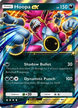 Hoopa ex 103/233, carta de Mestre dos Céus (Pokémon TCG Pocket)
