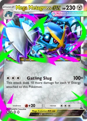 Mega Metagross ex #109 de Mestre dos Céus