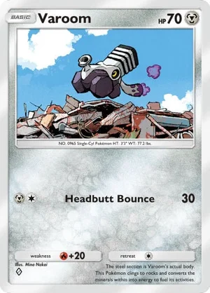 Varoom 114/233, carta de Mestre dos Céus (Pokémon TCG Pocket)