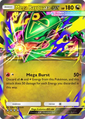 Mega Rayquaza ex #120 de Mestre dos Céus