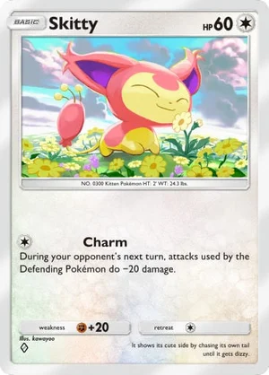 Skitty 134/233, carta de Mestre dos Céus (Pokémon TCG Pocket)